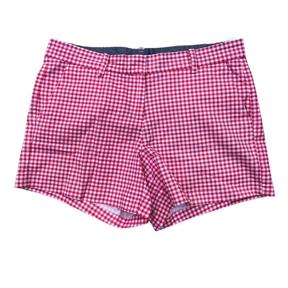 COPY - Nautica pink and white gingham shorts size 12